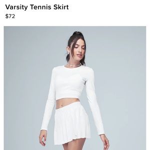 Alo Varsity Tennis Skirt - NWOT